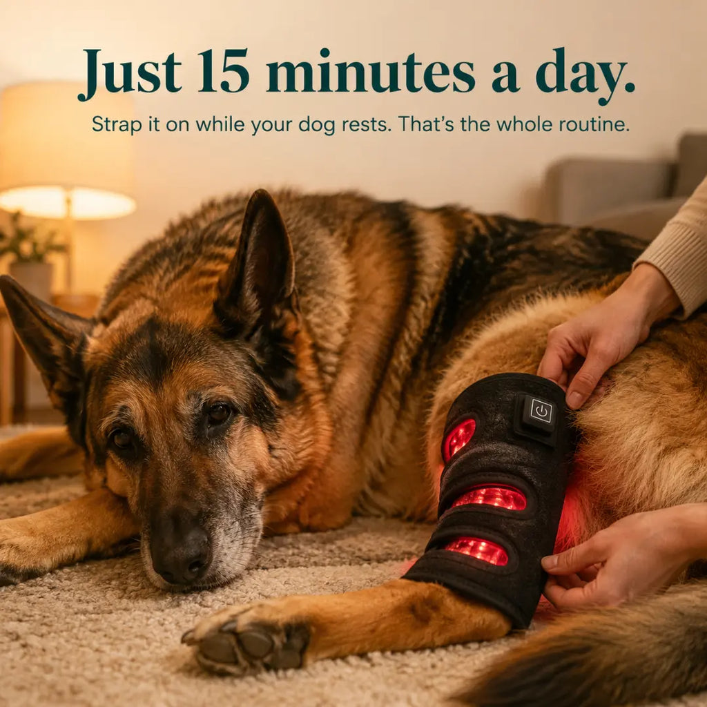 Red Light Therapy Leg Wrap for Arthritic Dogs