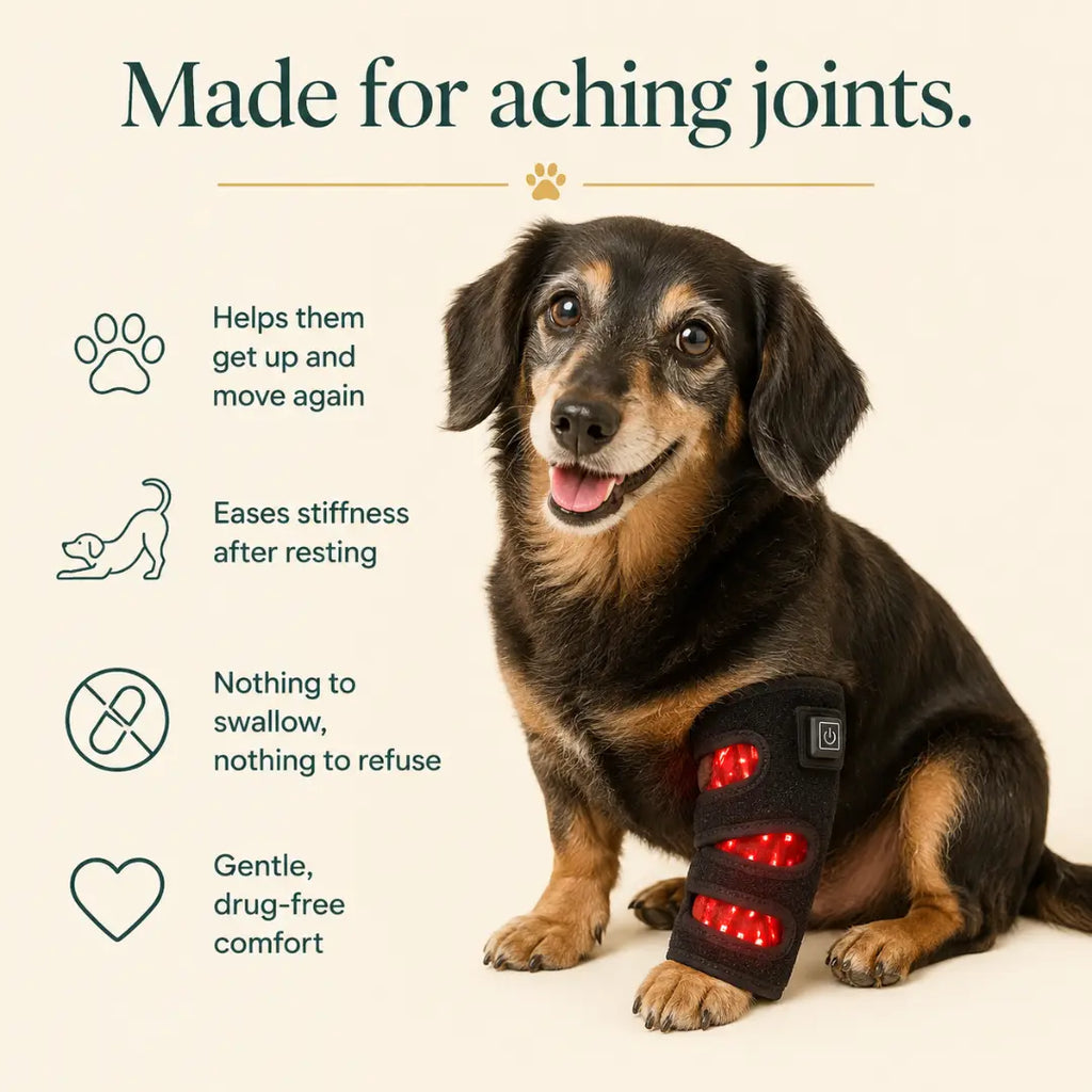 Red Light Therapy Leg Wrap for Arthritic Dogs