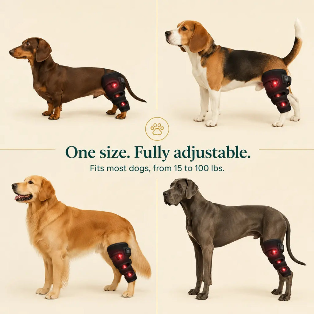 Red Light Therapy Leg Wrap for Arthritic Dogs