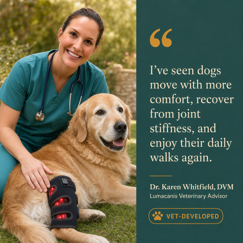 Red Light Therapy Leg Wrap for Arthritic Dogs